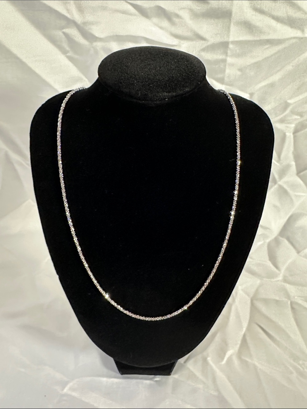 #14 - #16: 925 Sterling Silver 24” 1.7mm Twisted Rock Necklace